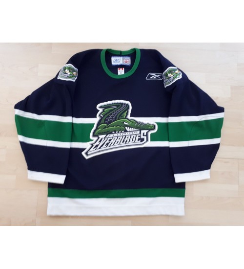 Custom ECHL Florida Everblades Hockey Jersey Road Blue